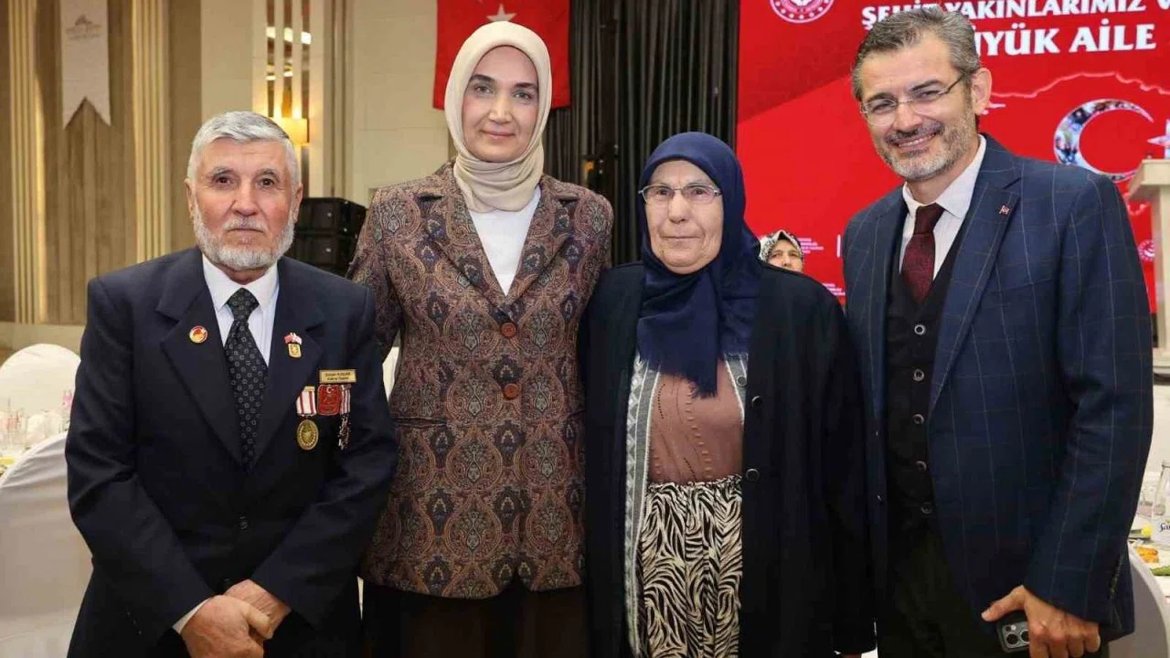 Protokol ilk iftarı şehit ve gazi aileleri ile yaptı