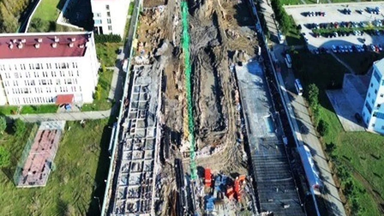 Samsun’da 2 bin kişilik öğrenci yurdunun inşaatı devam ediyor