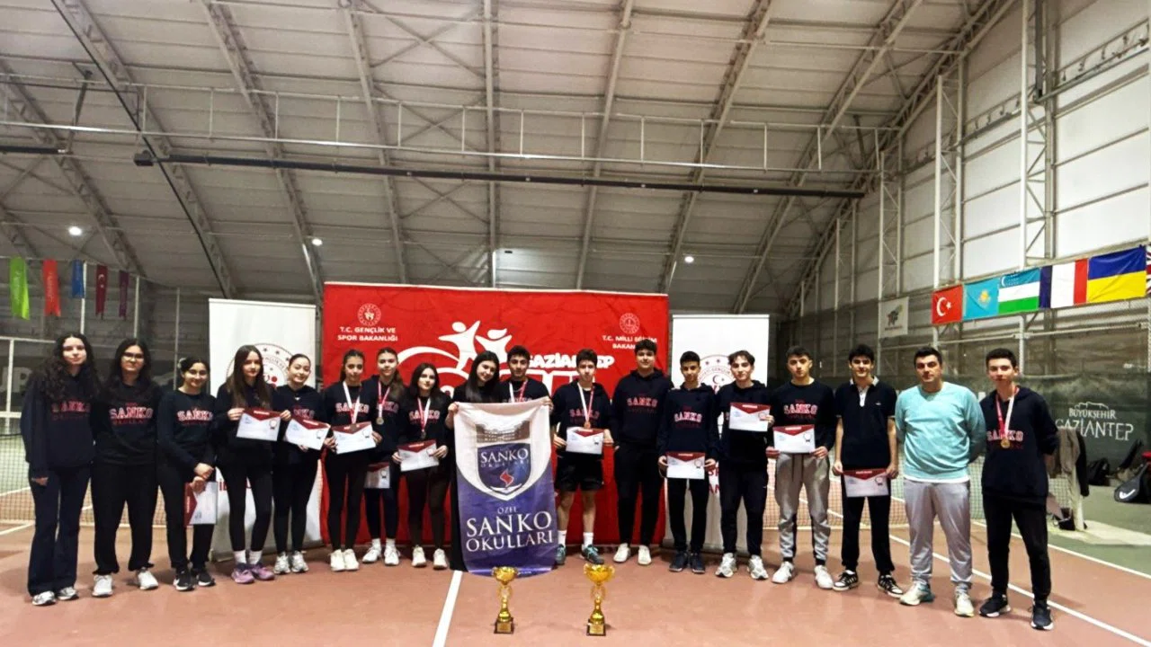 SANKO Okulları’nın tenis başarısı