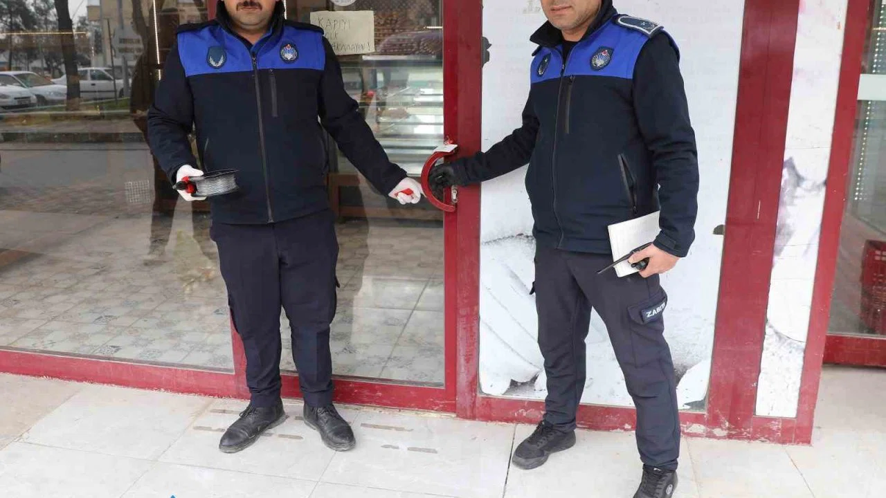 Şanlıurfa’da ramazan öncesi sıkı denetim: 19 iş yeri mühürlendi