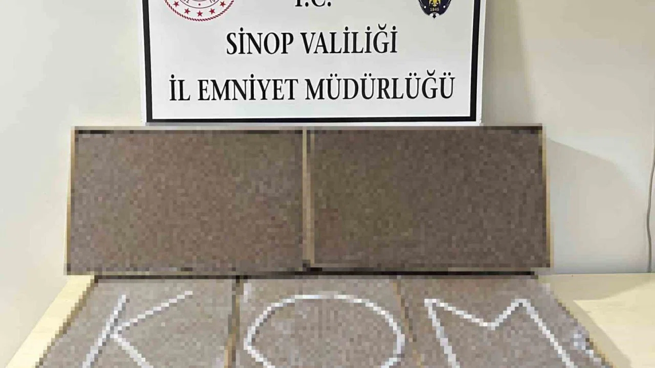 Sinop’ta 27 bin dal dolu makaron ele geçirildi