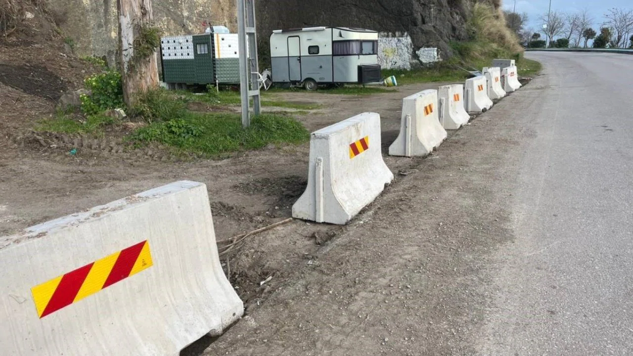 Sinop’ta karavan işgaline ‘beton’ set