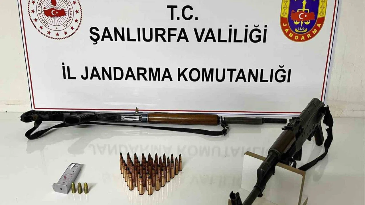 Siverek’te ruhsatsız silah operasyonu