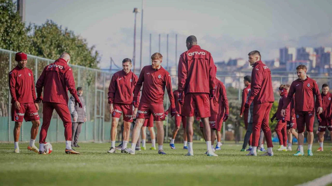 Trabzonspor, Fatih Karagümrük maçı hazırlıklarını sürdürdü