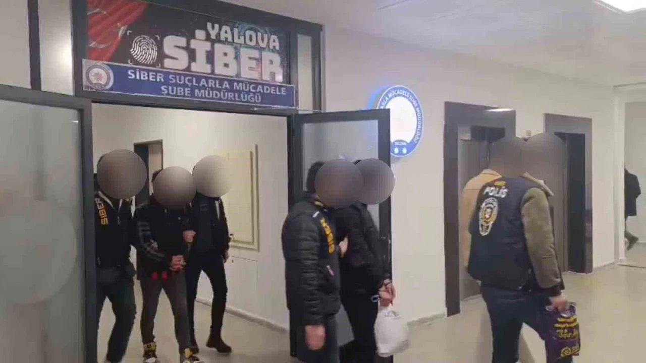 Yalova merkezli 6 ilde dolandırıcılık operasyonunda 5 tutuklama
