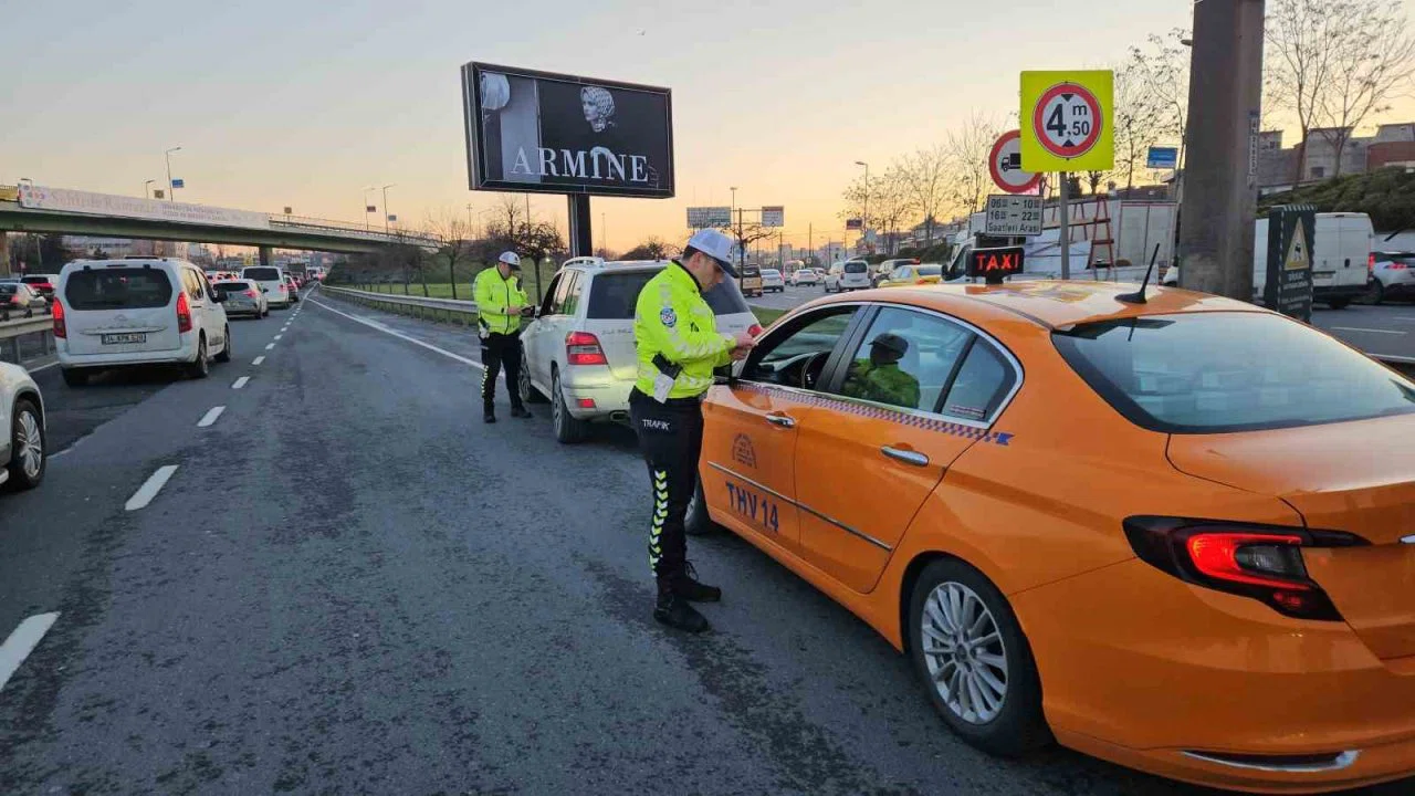 Zeytinburnu’nda dron destekli "kaynakçı" denetimi: 37 sürücüye ceza kesildi