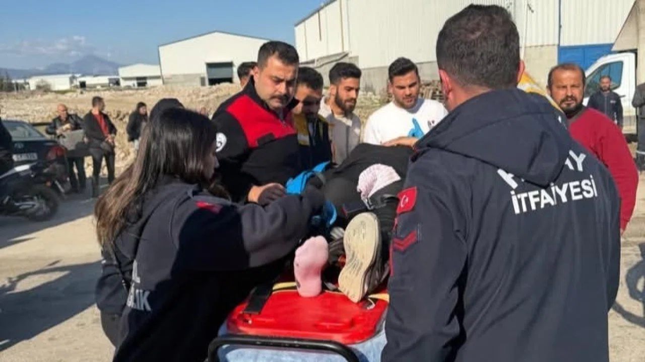 Antakya’da trafik kazası: 1 yaralı