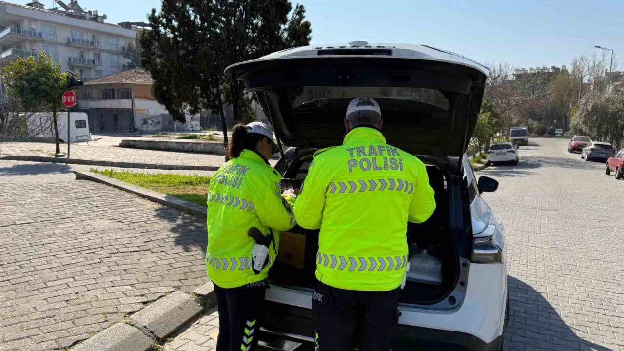 Aydın’da bayram öncesi dron destekli trafik denetimi yapıldı
