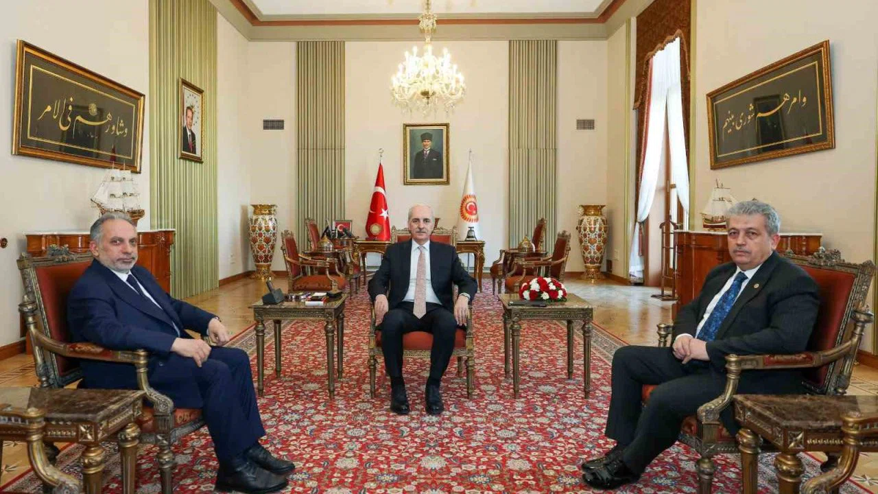 Başkan Yalçın’dan Meclis Başkanı Kurtulmuş’a anlamlı ziyaret