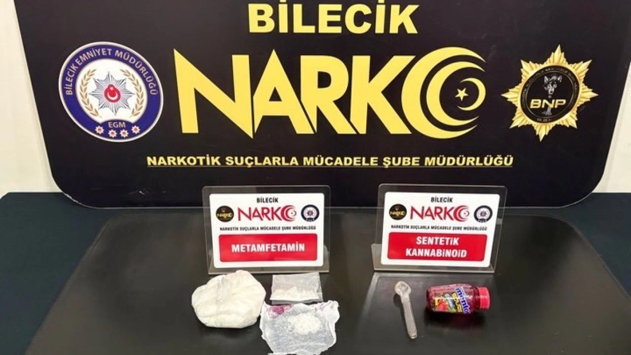 Bilecik’te uyuşturucu operasyonu: 3 gözaltı