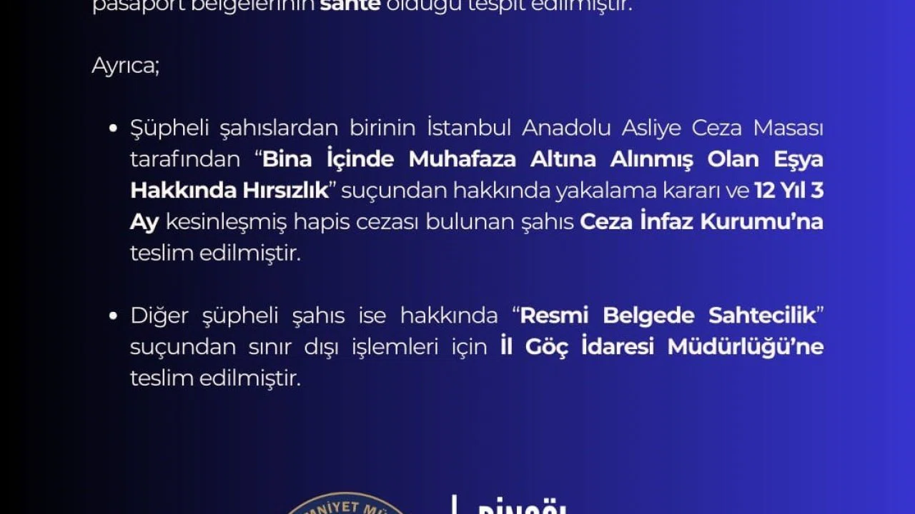 Bingöl’de sahte pasaportlu 2 şüpheli yakalandı