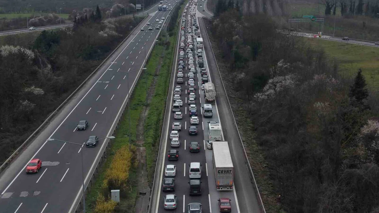 Dönüş yoğunluğu havadan görüntülendi
