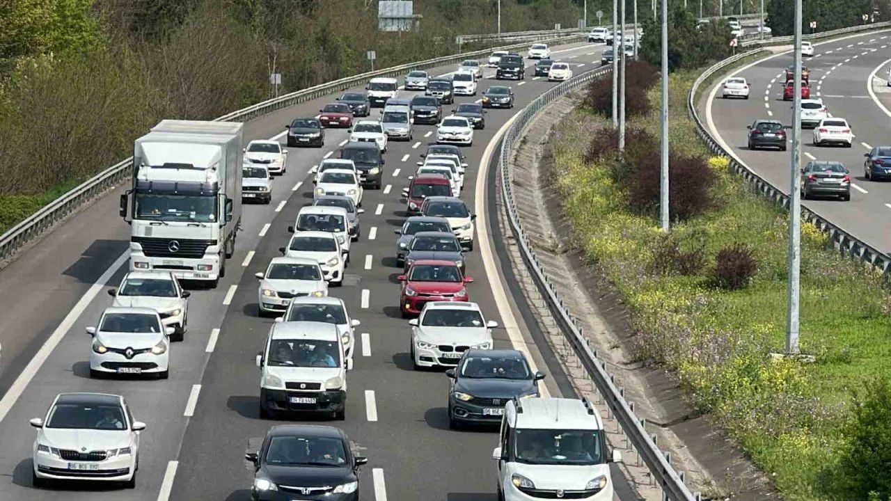 Düzce’de araç sayısı 163 bine yaklaştı