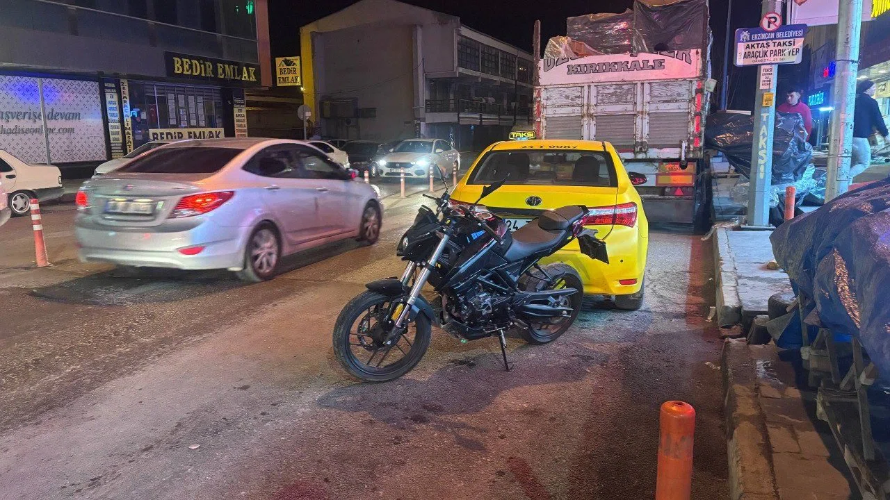 Erzincan’da trafik kazası: 1 yaralı