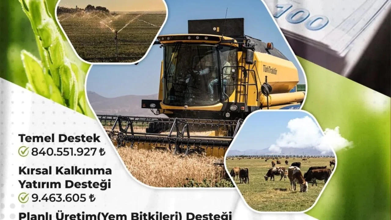 Erzurum’da çiftçilere 1 milyar 16 milyon TL destek
