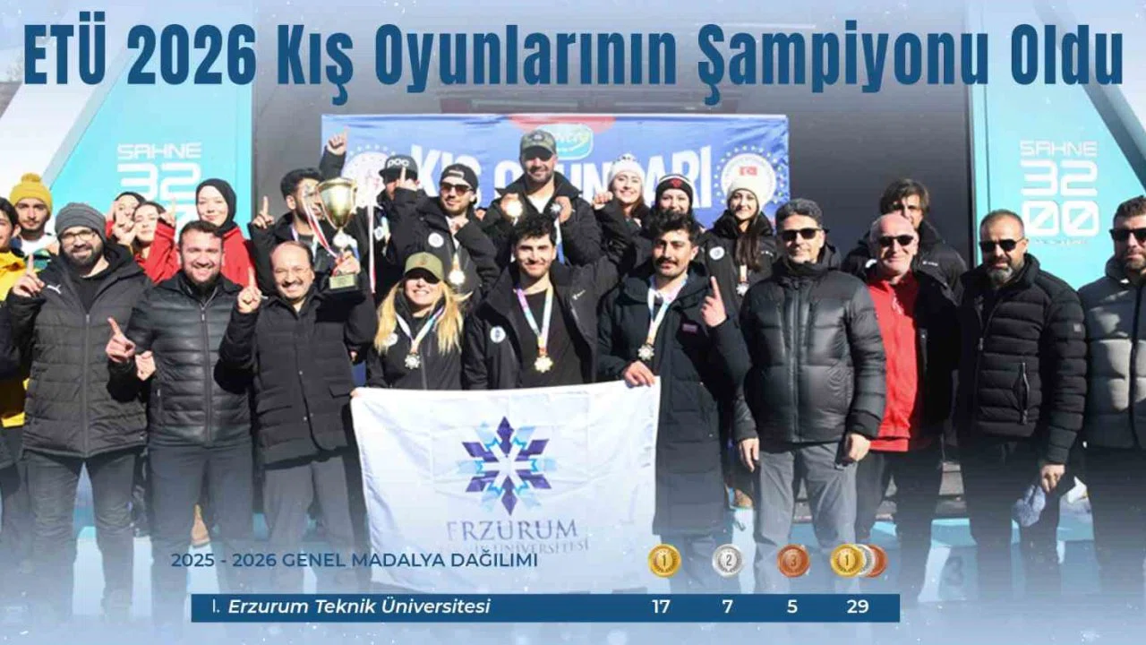 ETÜ 2026 kış oyunlarının şampiyonu oldu