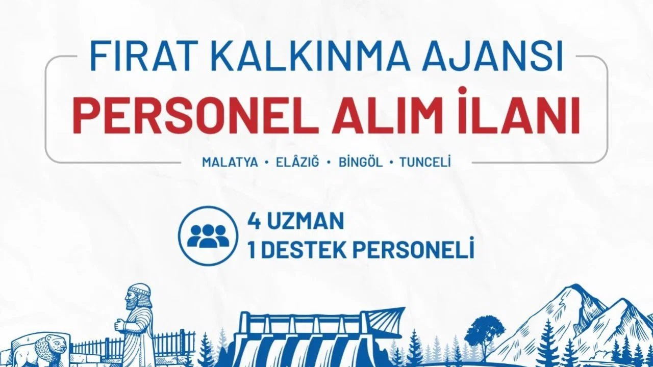Fırat Kalkınma Ajansı personel alımı başvuruları başladı