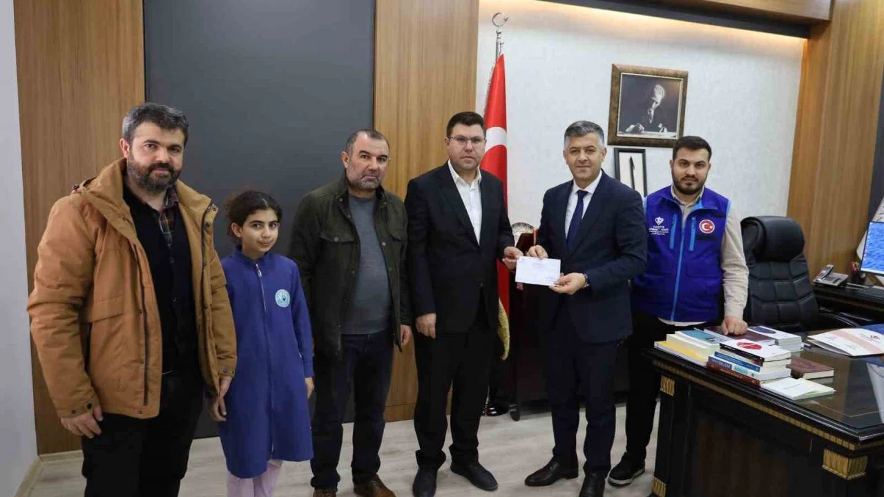 Gaziantep’te imam hatip öğrencilerinden Filistin’e anlamlı destek