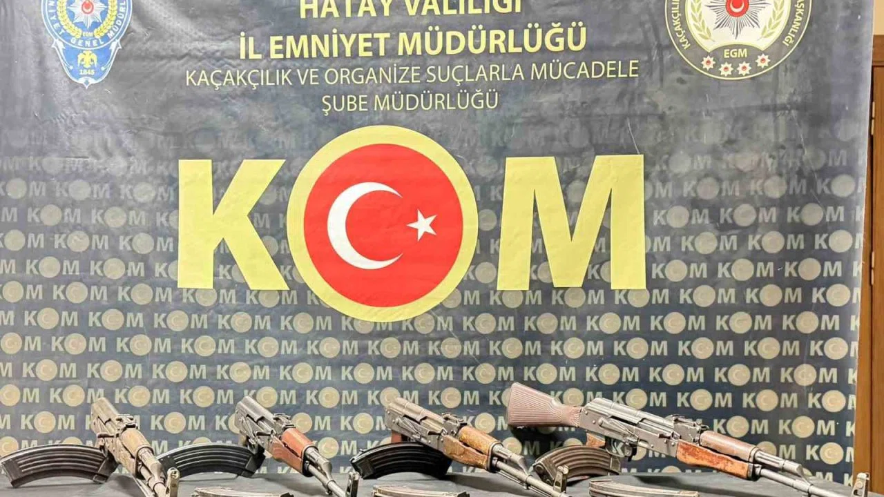 Hatay’da kalaşnikof kaçakçılığında: 4 kişi tutuklandı