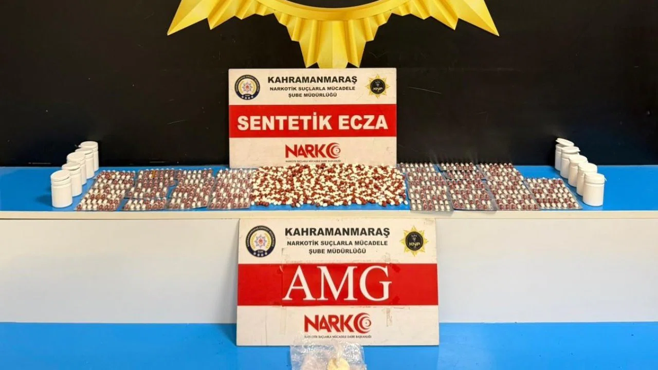 Kahramanmaraş’ta uyuşturucu operasyonu: 4 tutuklama