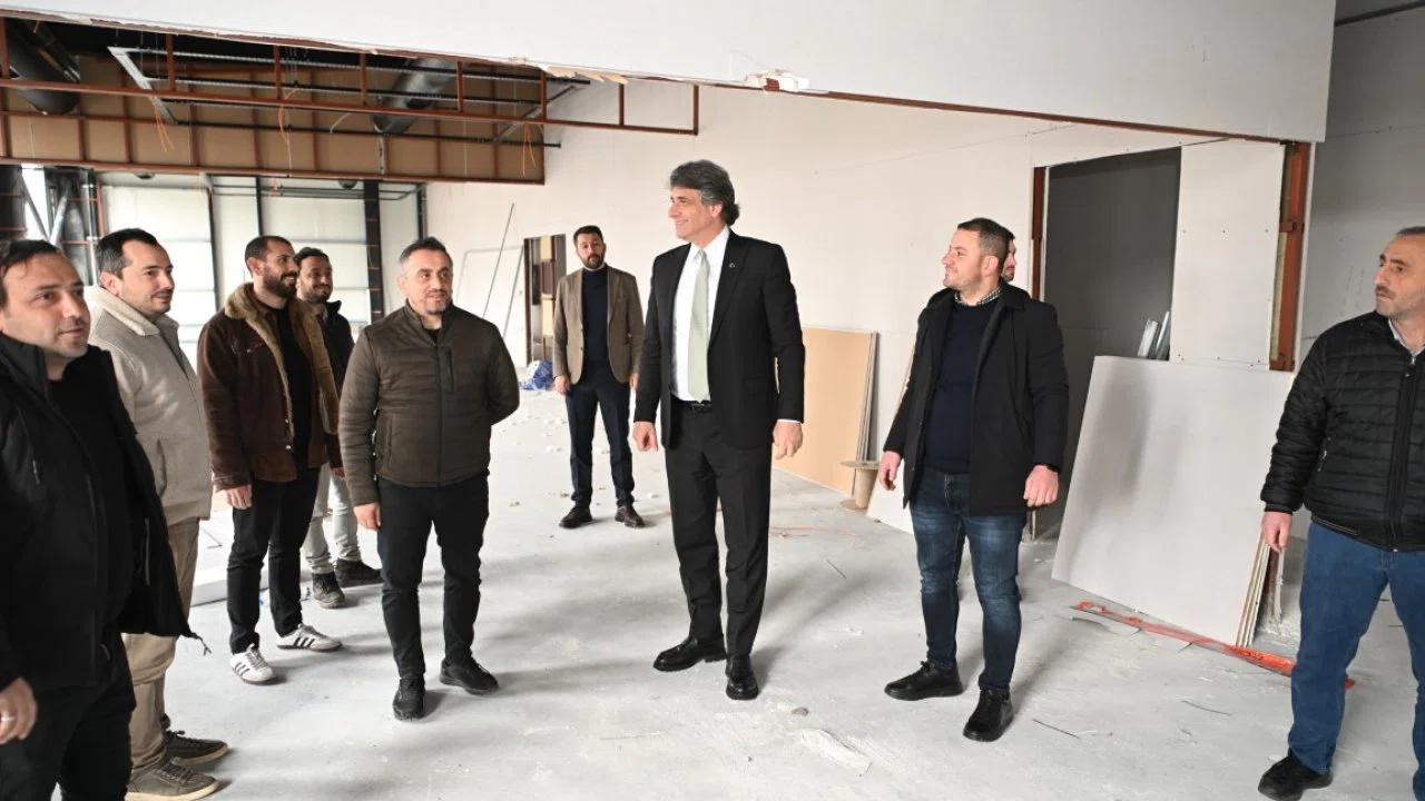 Kartepe’de 3 bin 500 metrekarelik spor kompleksinin inşası sürüyor