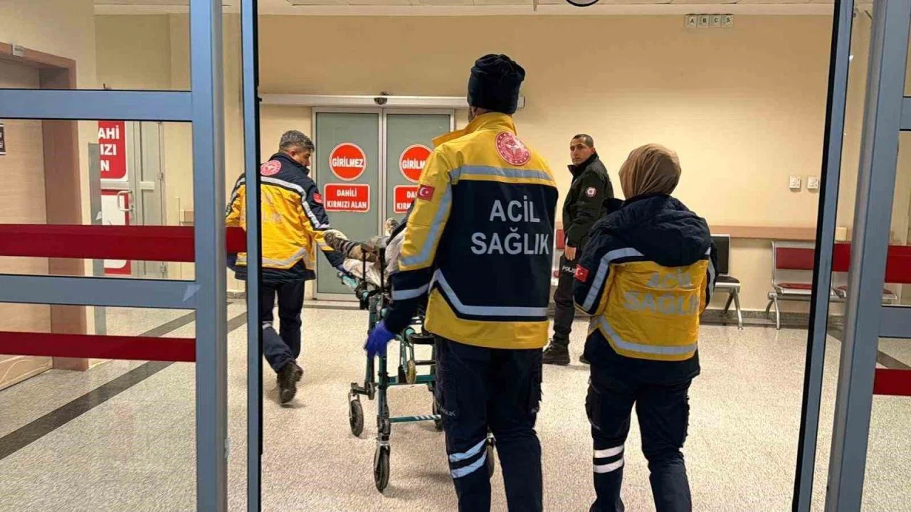 Kazara kendini vuran şahıs yaralandı