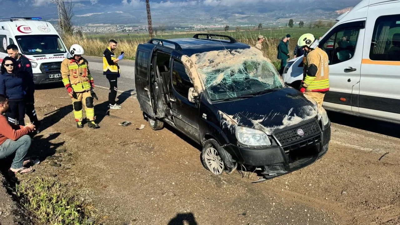 Kırıkhan’da trafik kazası: 1 yaralı