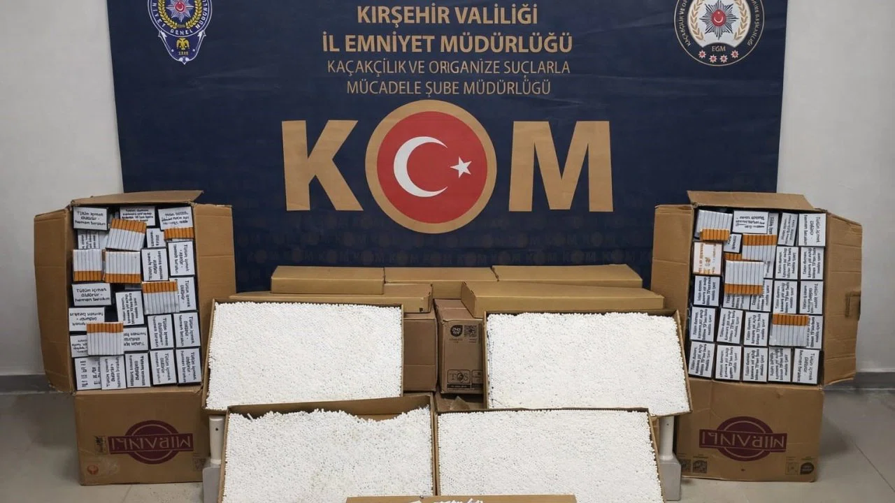 Kırşehir emniyetinden kaçakçılık operasyonu