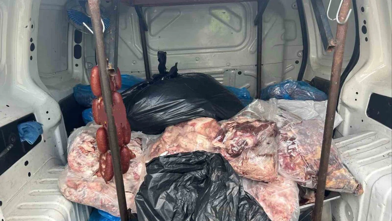 Kırşehir’de 340 kilogram bozulmuş et ele geçirildi