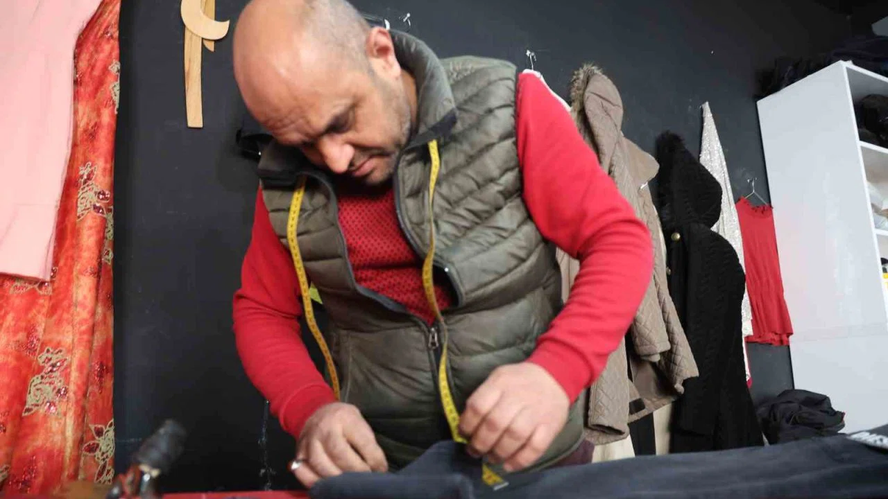 Kırşehir’de, terzilerde bayram yoğunluğu erken başladı
