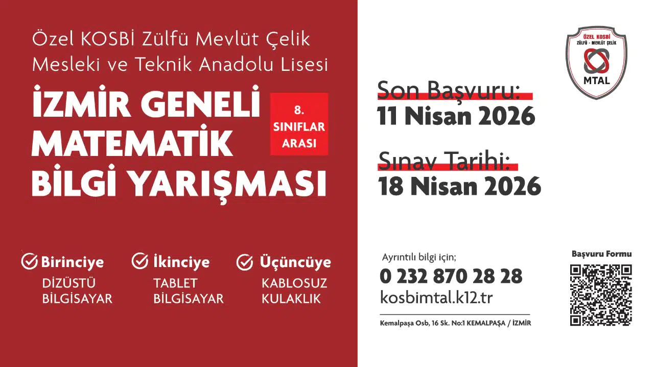 KOSBİ Zülfü Mevlüt Çelik MTAL'de Matematik heyecanı