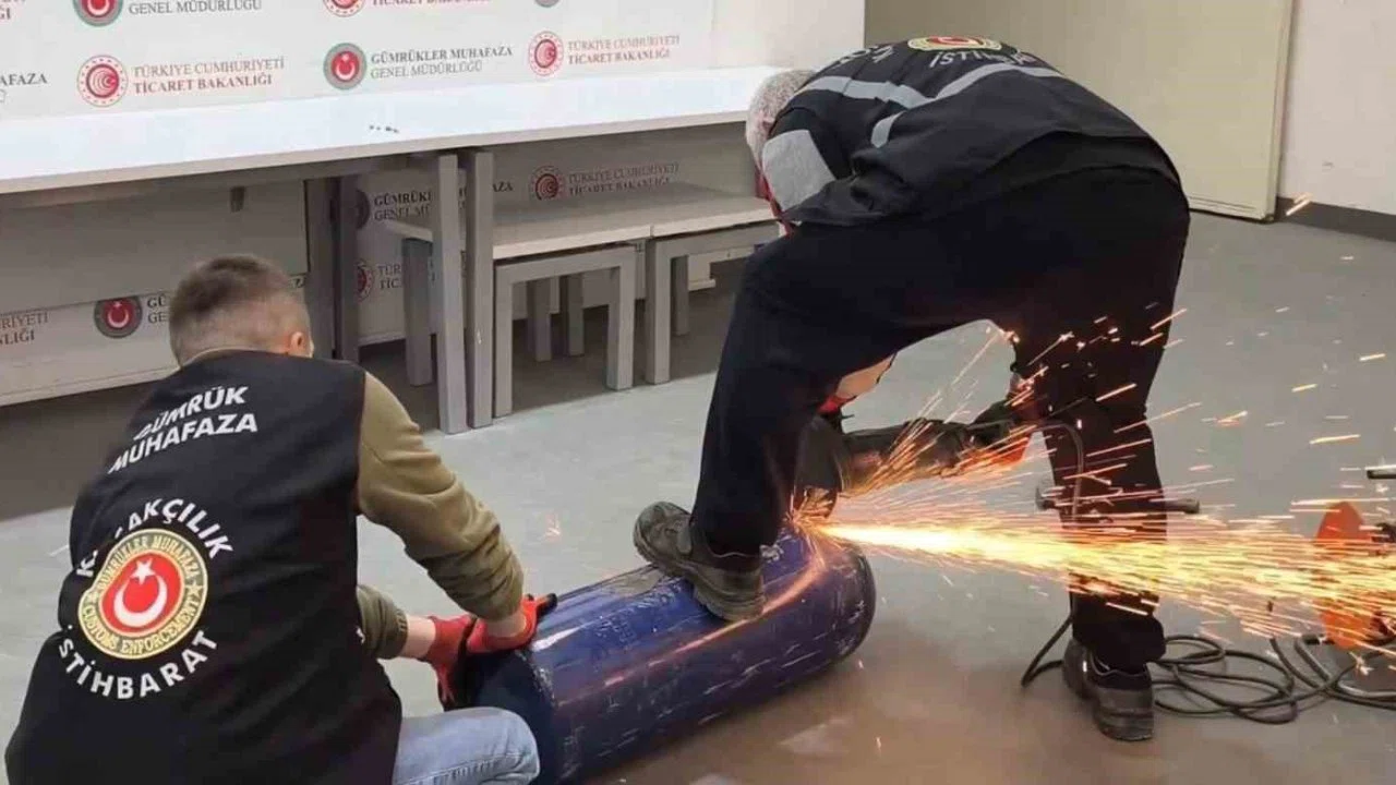 LPG tanklarından 35 kilo uyuşturucu çıktı