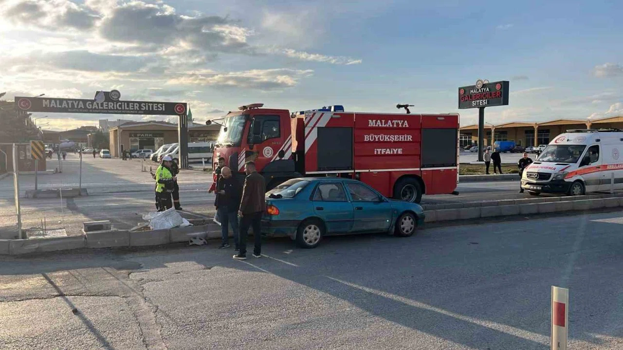 Malatya’da iki araç çarpıştı: 1 yaralı