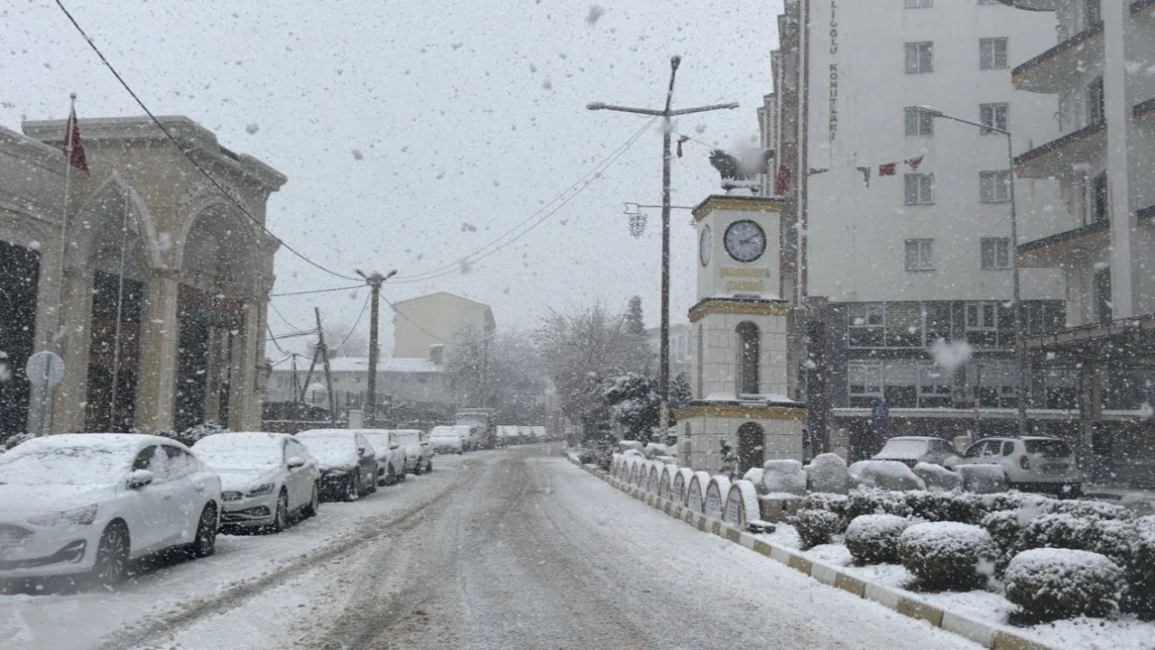 Mazıdağı’nda mart ayında kar yağışı etkili oldu