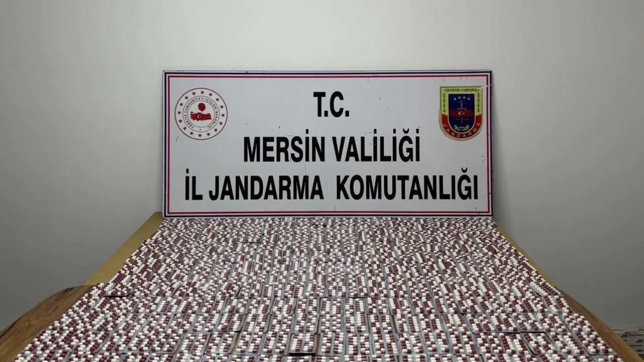 Mersin’de 5 binden fazla sentetik hapla yakalanan şüpheli tutuklandı