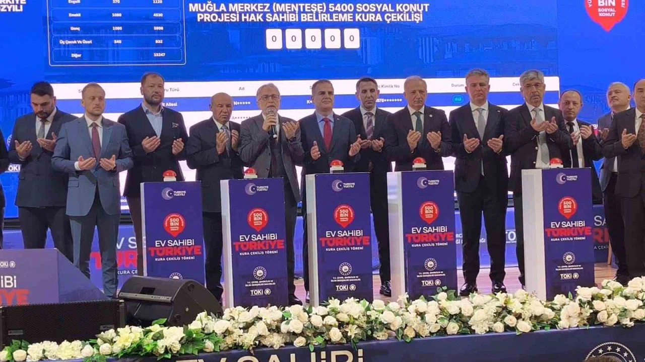 Muğla’da 6 bin 417 konutun hak sahipleri belirlendi