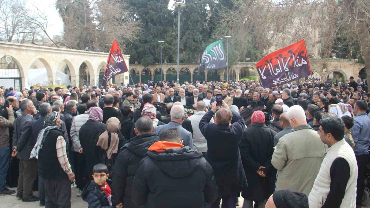 Şanlıurfa’da İran’a yönelik saldırıya tepki