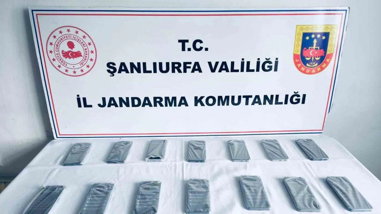 Şanlıurfa’da kaçak cep telefonu operasyonu: 1 gözaltı