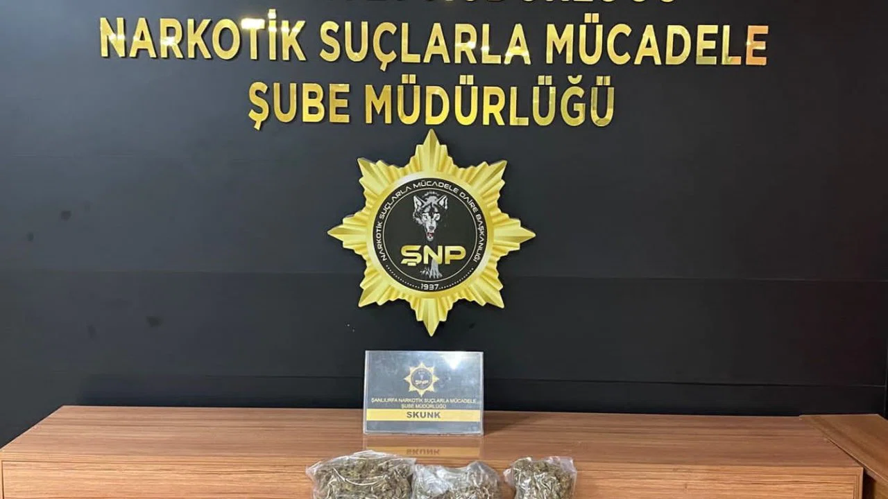 Şanlıurfa’da uyuşturucu operasyonu:2 gözaltı