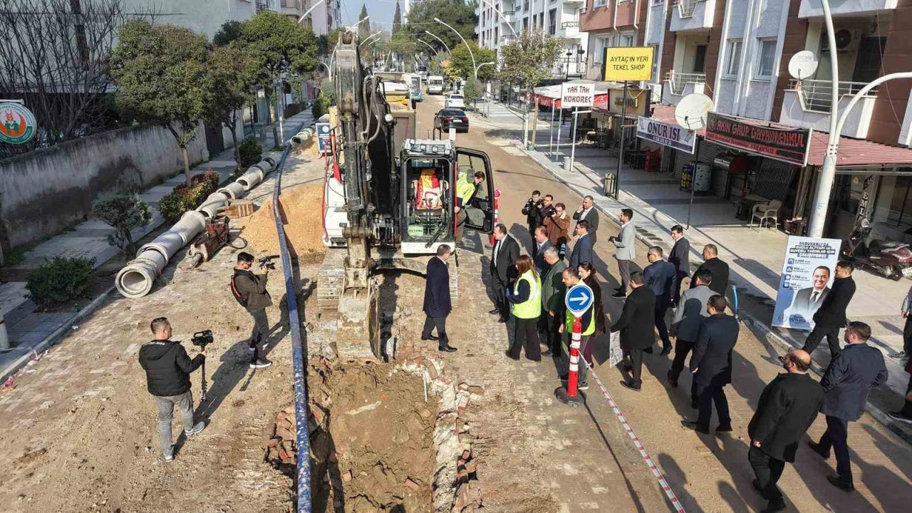 Saruhanlı’da 22 milyon TL’lik altyapı seferberliği