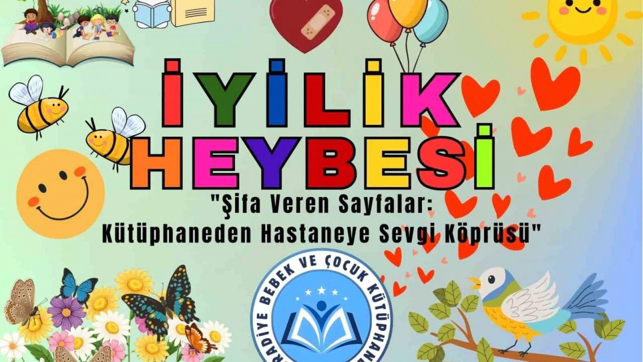 Şifa veren sayfalar: Kütüphaneden hastaneye sevgi köprüsü