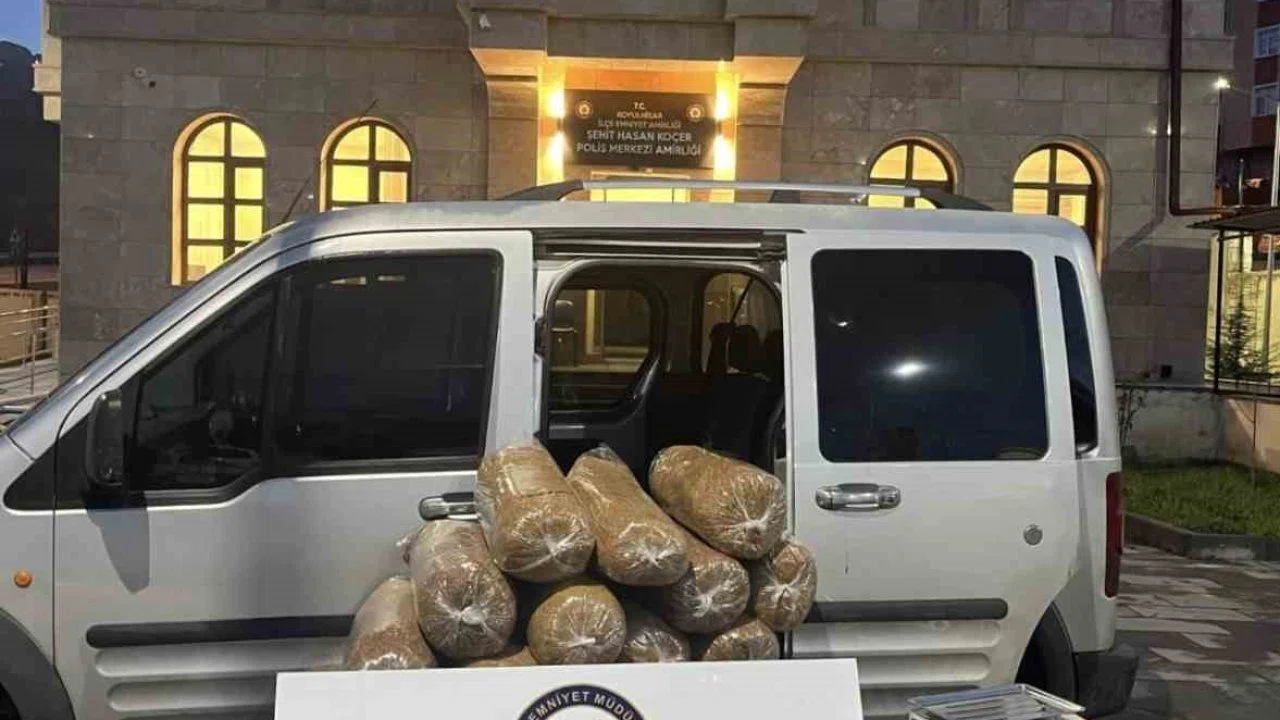 Sivas’ta 186 kilo kaçak tütün ele geçirildi