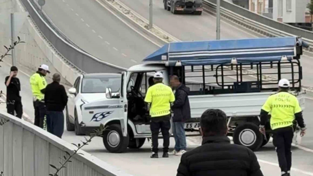 Tarsus’ta denetimde kaçan sürücüye 140 bin lira ceza kesildi