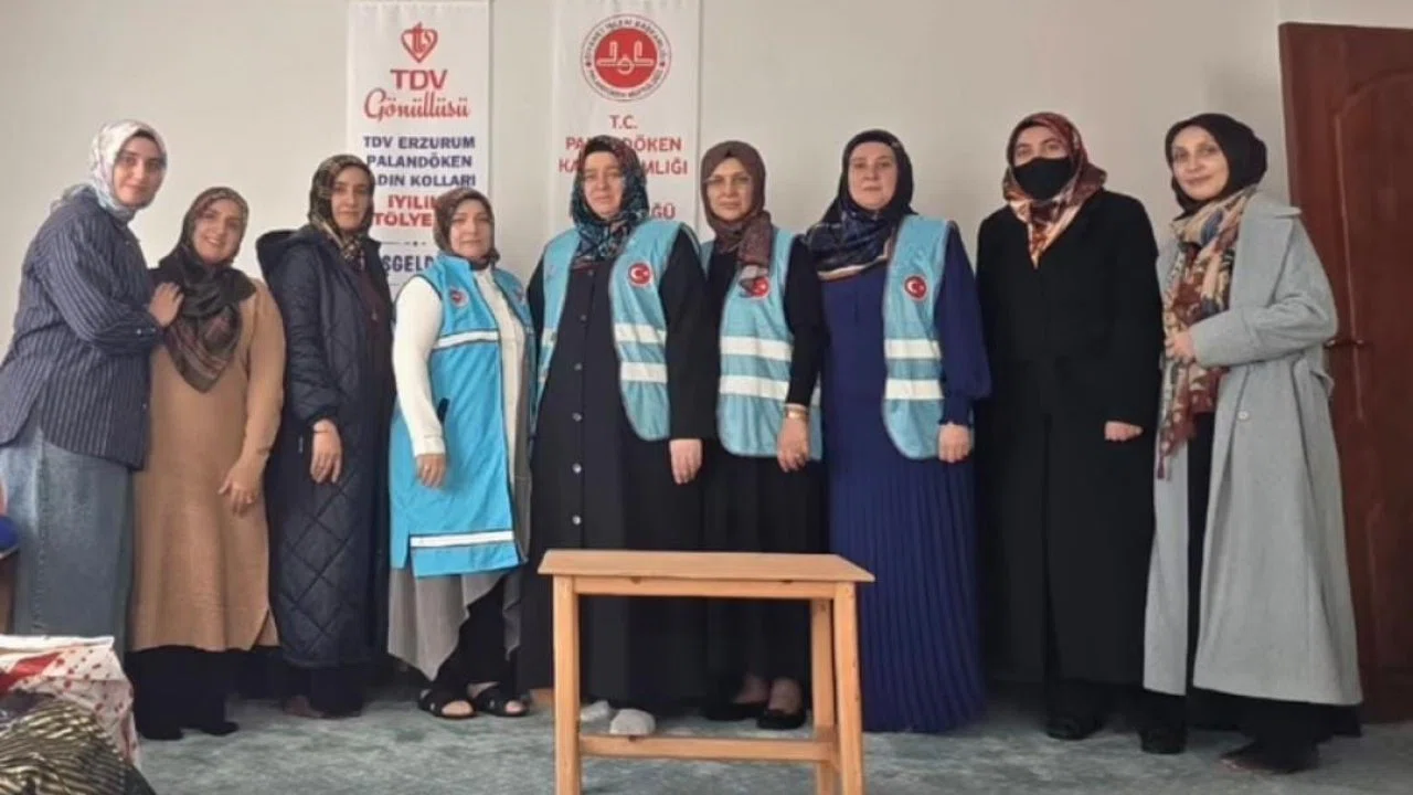TDV Erzurum Kadın Kolları Ramazan’da aralıksız çalıştı
