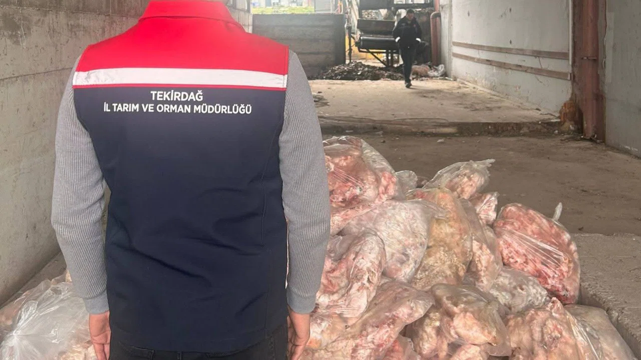 Tekirdağ’da etiketsiz 2 bin 800 kilogram hayvansal ürün imha edildi