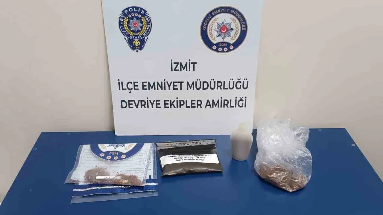 Üst aramasında narkotik madde ele geçirildi