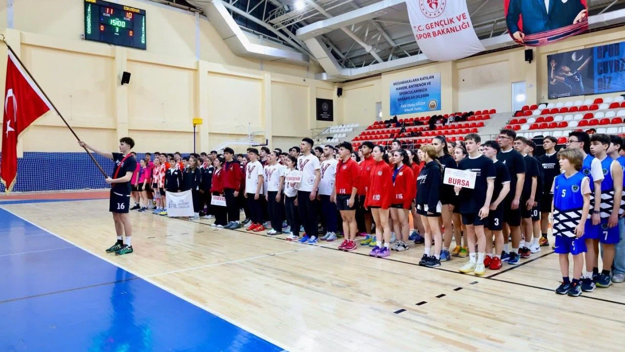 Yaklaşık 200 sporcu Bilecik’te Korfbol Turnuvasında buluştu