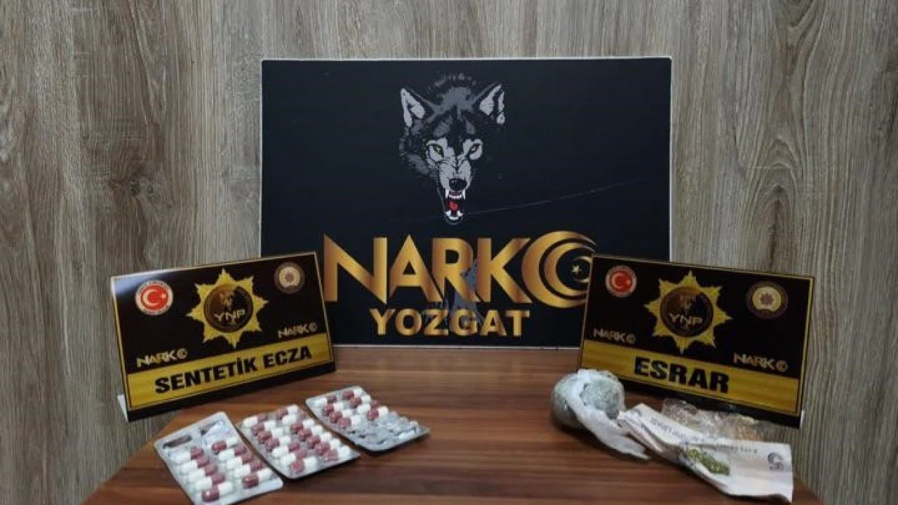 Yozgat’ta uyuşturucu madde yakalandı