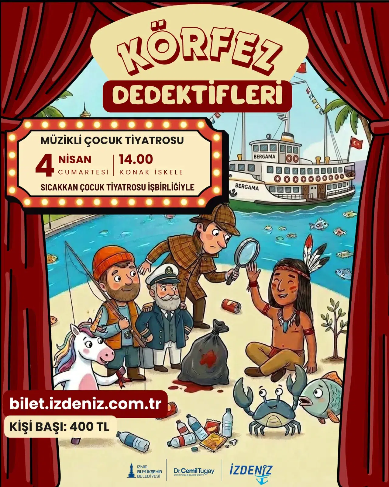 Bu sefer sahne Bergama Vapuru olacak “Körfez Dedektifleri” ile denizde eğlenceli öğrenme