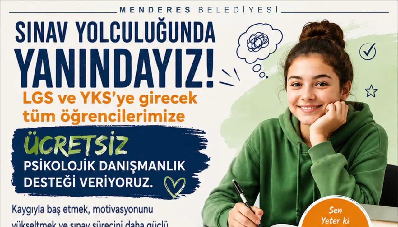 Menderes Belediyesi’nden Adaylara Psikolojik Destek